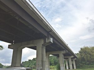 「ラストボンドSG」を用いた千葉県佐倉市の長隈橋